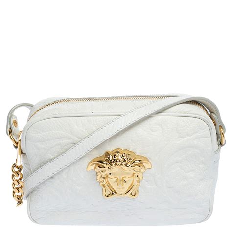 white versace crossbody bag|versace crossbody bag women's.